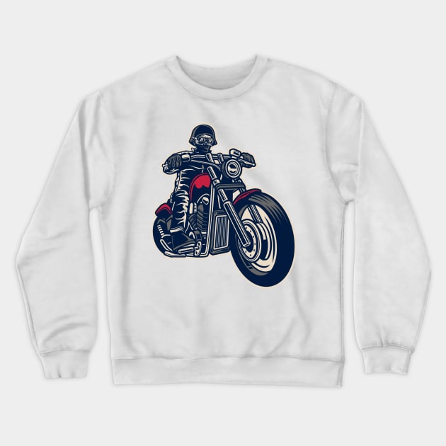 Motorbike Crewneck Sweatshirt by ShirtyLife